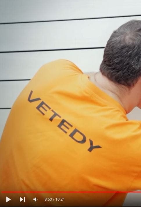 Video of installation cladding without screws Techniclic by vetedy