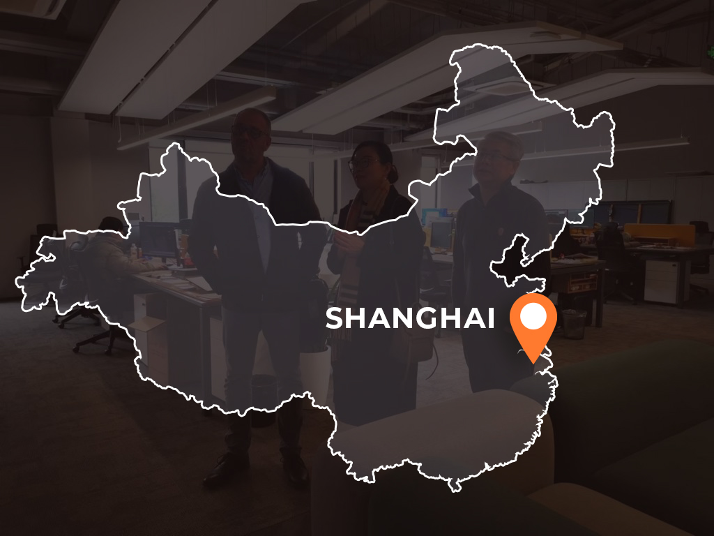 le patron de vetedy visite des futurs potentiels clients à shangai